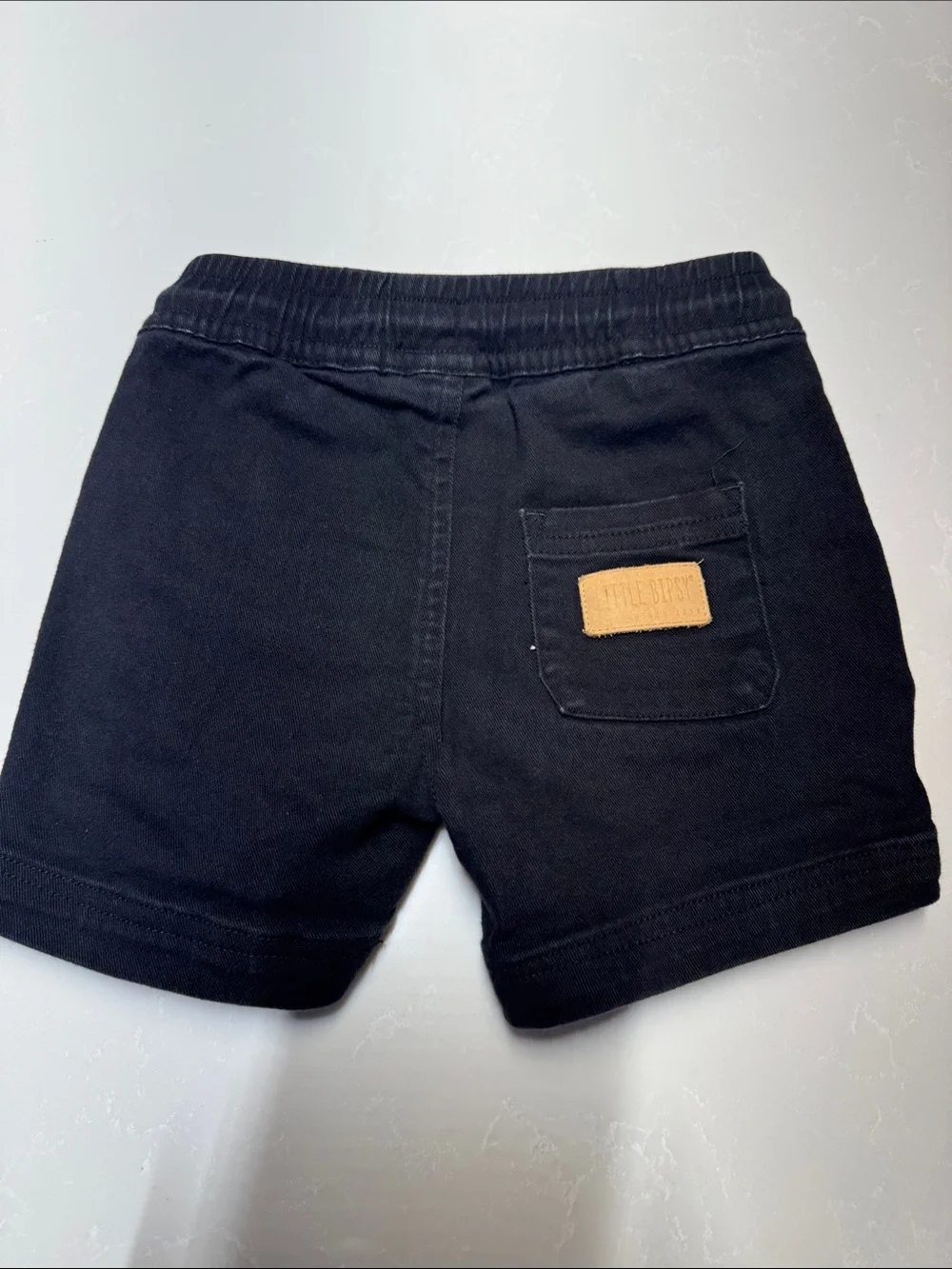 Little Bipsy Black Athletic Drawstring Shorts